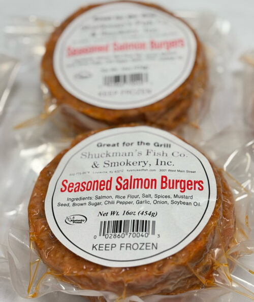Seasoned Salmon Burgers